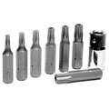 Performance Tool 8-Pc Tamper Resistant Star Bit Set, W1386 W1386